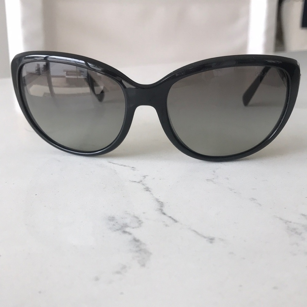 Prada black cat eye sunglasses